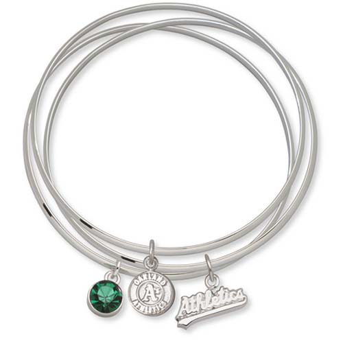 Oakland Athletics Triple Bangle Bracelet