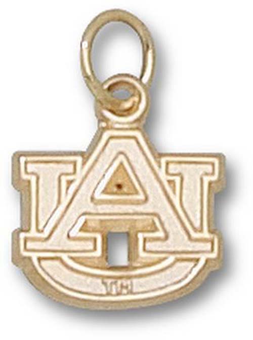 Auburn Tigers 3/8" "AU" Lapel Pin - Sterling Silver Jewelry