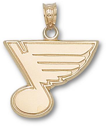 "St. Louis Blues 5/8"" ""Note"" Logo Lapel Pin - Sterling Silver Jewelry"