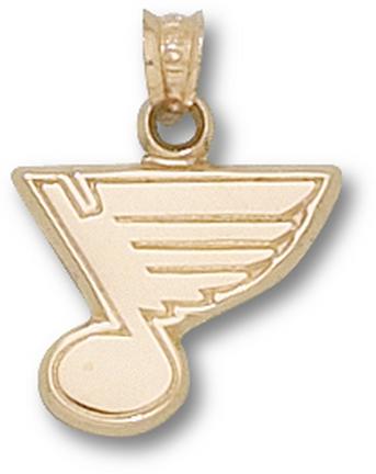 "St. Louis Blues 3/8"" ""Note"" Logo Lapel Pin - Sterling Silver Jewelry"