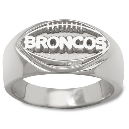Denver broncos wedding rings