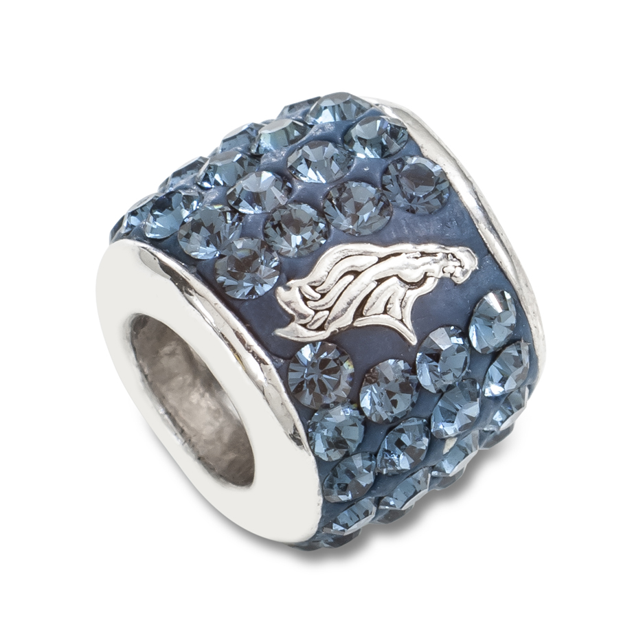 LogoArt Denver Broncos Premier Sterling Silver Bead Charm