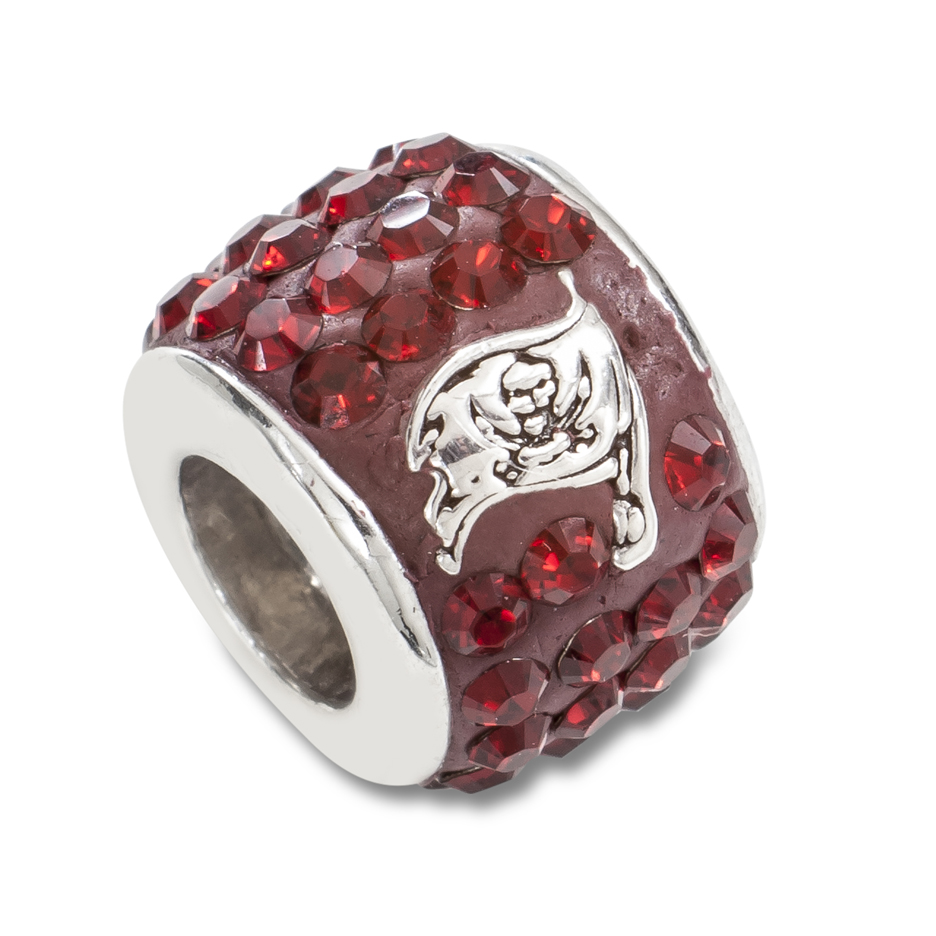 LogoArt Tampa Bay Buccaneers Premier Sterling Silver Bead Charm