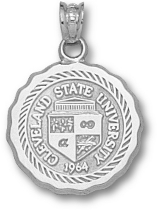 Cleveland State Vikings "Seal" Pendant - Sterling Silver Jewelry