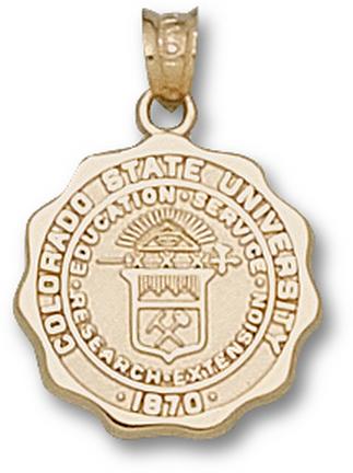 "Colorado State Rams ""Seal"" Lapel Pin - 10KT Gold Jewelry"
