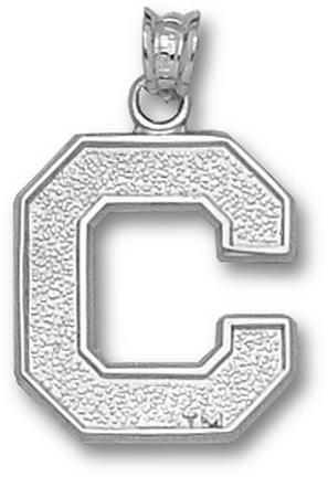 Cornell Big Red Bears "C" Pendant - Sterling Silver Jewelry