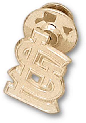 "St. Louis Cardinals 5/8"" ""STL"" Logo Lapel Pin - 10KT Gold Jewelry"