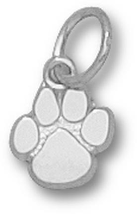 Clemson Tigers "Paw" 3/8" Charm - Sterling Silver Jewelry