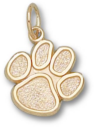 "Clemson Tigers ""Paw"" 1/2"" Lapel Pin - Sterling Silver Jewelry"