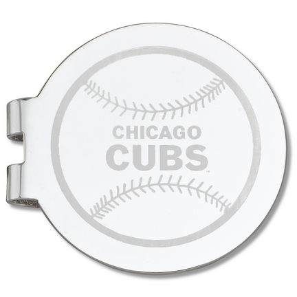 Chicago Cubs Engraved Money Clip