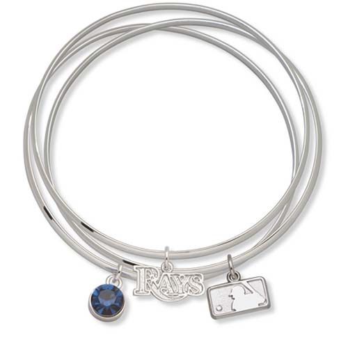 Tampa Bay Rays Batterman Triple Bangle Bracelet