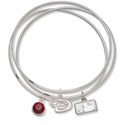 Arizona Diamondbacks Batterman Triple Bangle Bracelet