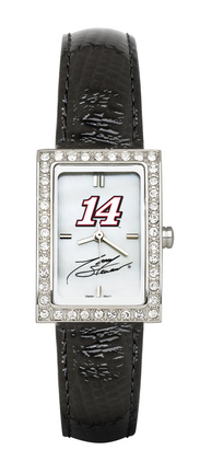 Tony Stewart #14 Women's Allure Watch with Black Leather Strap