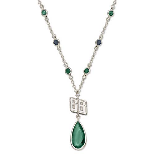 Dale Earnhardt Jr. #88 Logo 18" Crystal Necklace