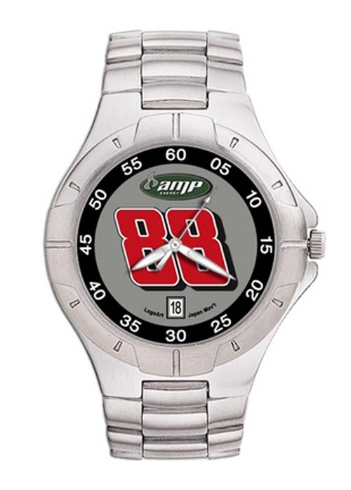 Dale Earnhardt Jr. #88 AMP Men's Pro II Watch with Stainless Steel Bracelet