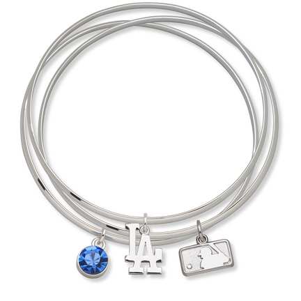 Los Angeles Dodgers Batterman Triple Bangle Bracelet