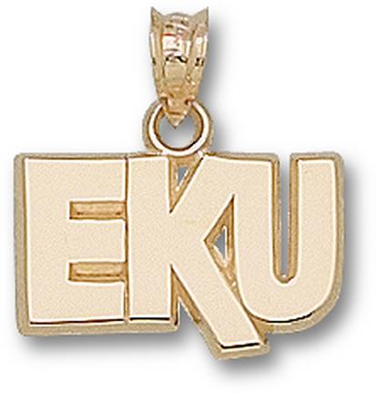 "Eastern Kentucky Colonels ""EKU"" 3/8"" Lapel Pin - 10KT Gold Jewelry"