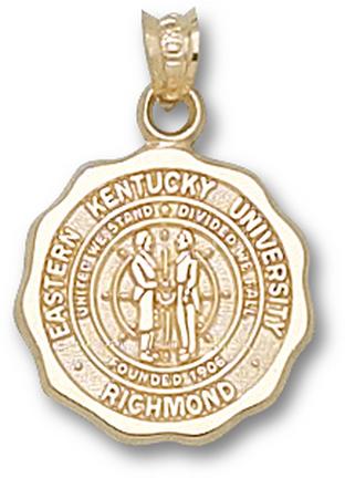 "Eastern Kentucky Colonels 5/8"" ""Seal"" Lapel Pin - 10KT Gold Jewelry"