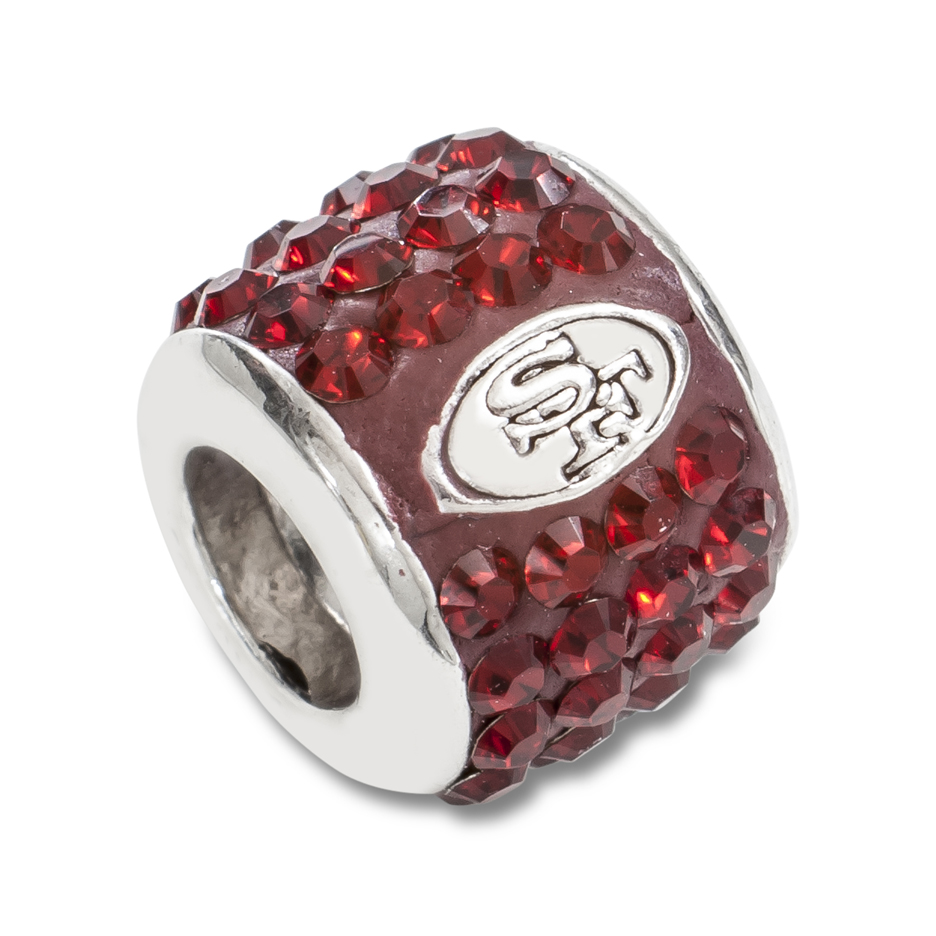 LogoArt San Francisco 49ers Premier Sterling Silver Bead Charm