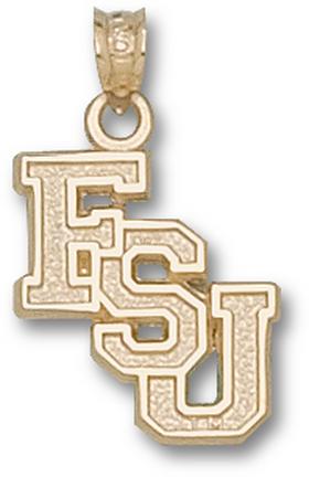 "Florida State Seminoles ""FSU"" Cascaded Lapel Pin - 14KT Gold Jewelry"