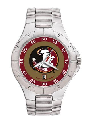 Florida State Seminoles NCAA Men's Pro II Watch with Stainless Steel Bracelet