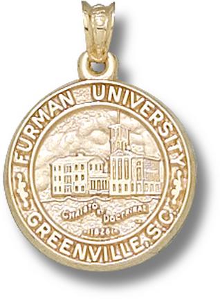 "Furman Paladins ""Seal"" Lapel Pin - 10KT Gold Jewelry"