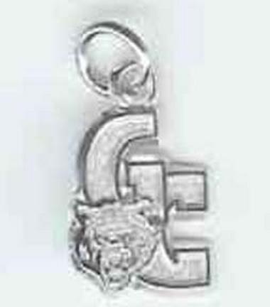 "Georgetown College Tigers 1/2"" ""GC"" Bengal Tiger Head Lapel Pin - 10KT Gold Jewelry"