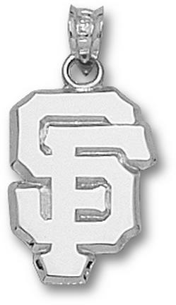 San Francisco Giants "SF" 5/8" Pendant - Sterling Silver Jewelry