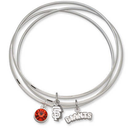 San Francisco Giants Triple Bangle Bracelet