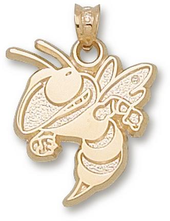 "Georgia Tech Yellow Jackets ""Buzz"" 11/16"" Lapel Pin - 14KT Gold Jewelry"
