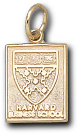 "Harvard Crimson ""Business Shield"" 1/2"" Square Lapel Pin - 14KT Gold Jewelry"