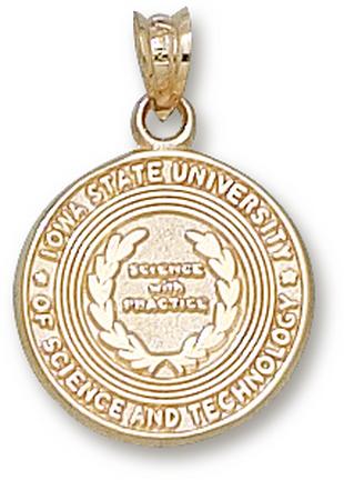 "Iowa State Cyclones ""Seal"" Lapel Pin - Sterling Silver Jewelry"