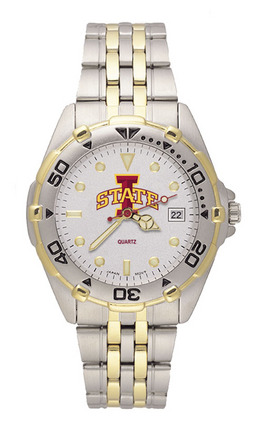 Iowa State Cyclones "Cyclone" All Star Watch with Stainless Steel Band - Men's from Logo Art