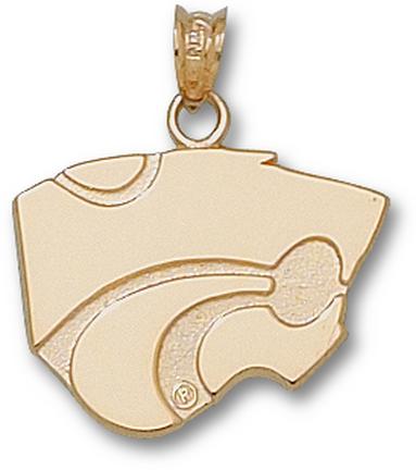 "Kansas State Wildcats ""Powercat"" Lapel Pin - 14KT Gold Jewelry"