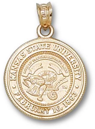 "Kansas State Wildcats ""Seal"" Lapel Pin - Sterling Silver Jewelry"