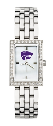 Kansas State Wildcats Women's Allure Watch with Stainless Steel Bracelet