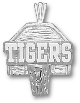 Basketball | Louisiana | Sterling | Jewelry | Pendant | Silver | Tiger | State