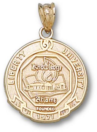 "Liberty Flames ""Seal"" Lapel Pin - 10KT Gold Jewelry"