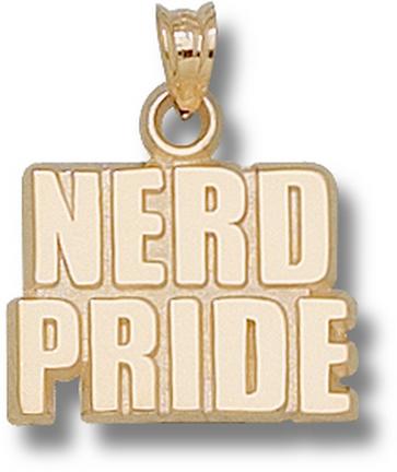 "Massachusetts Institute of Technology ""Nerd Pride"" Lapel Pin - Sterling Silver Jewelry"