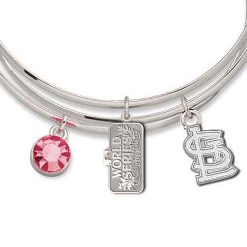 St. Louis Cardinals 2011 World Series Championship Triple Bangle Bracelet