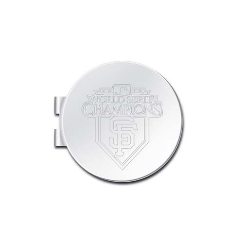 San Francisco Giants 2010 World Series Sterling Silver Engraved Money Clip