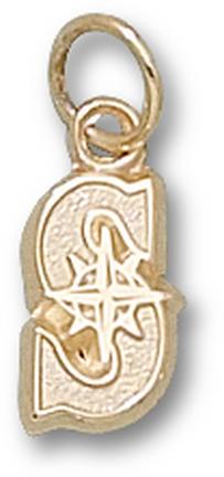 "Seattle Mariners ""S"" 3/8"" Lapel Pin - Sterling Silver Jewelry"