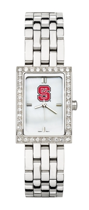 North Carolina State Wolfpack Women's Allure Watch with Stainless Steel Bracelet