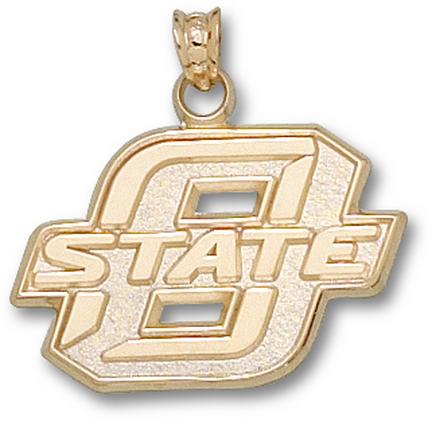 "Oklahoma State Cowboys New Block ""O"" 5/8"" Lapel Pin - Sterling Silver Jewelry"