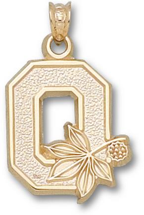 "Ohio State Buckeyes ""O"" Lapel Pin - 10KT Gold Jewelry"