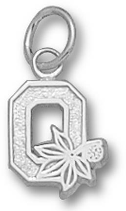 Ohio State Buckeyes "O" 3/8" Charm - Sterling Silver Jewelry