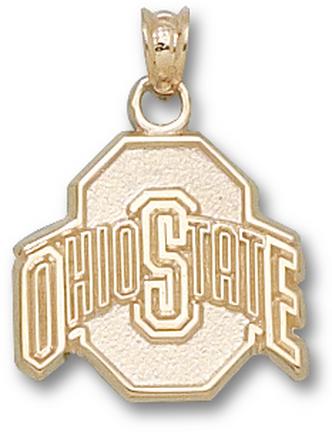 "Ohio State Buckeyes Athletic Block ""O"" Lapel Pin - 10KT Gold Jewelry"