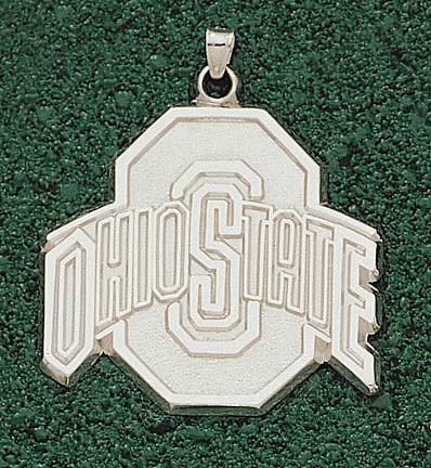 "Ohio State Buckeyes Athletic Block ""O"" Giant Lapel Pin - Sterling Silver Jewelry"