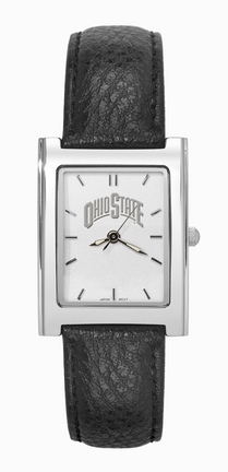 Ohio State Buckeyes Chrome Women’s Elite Dress Watch with Leather Strap