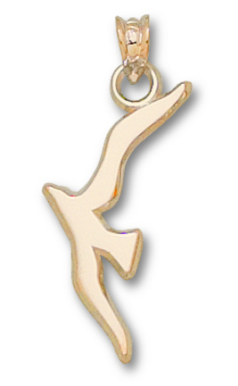 "Oglethorpe Stormy Petrels ""Petrel"" 1"" Lapel Pin - 10KT Gold Jewelry"